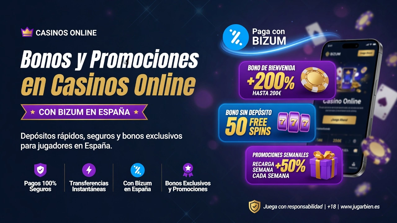 Bonos y Promociones en Casinos Online Bizum España