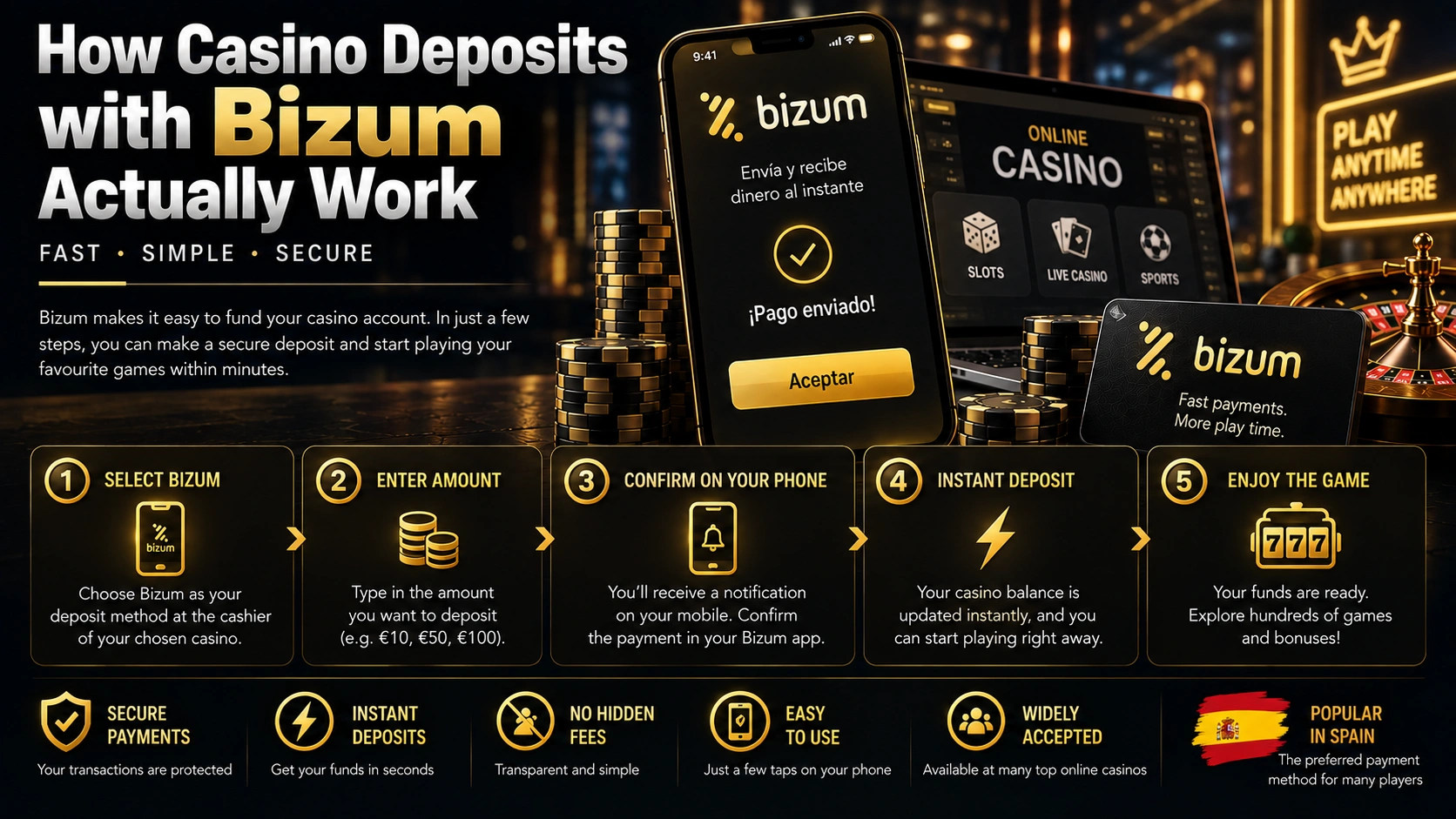 How Casino Deposits with Bizum Actually Work